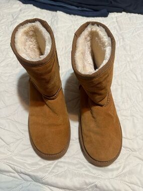 UGG Chestnut Suede Shearling-Lined Women's Winter Boots